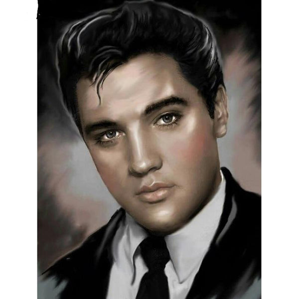 5D Diamond Painting "Elvis Presley", Full Square Rhinestone -Diamond Painting Kits, Diamond Paintings Store