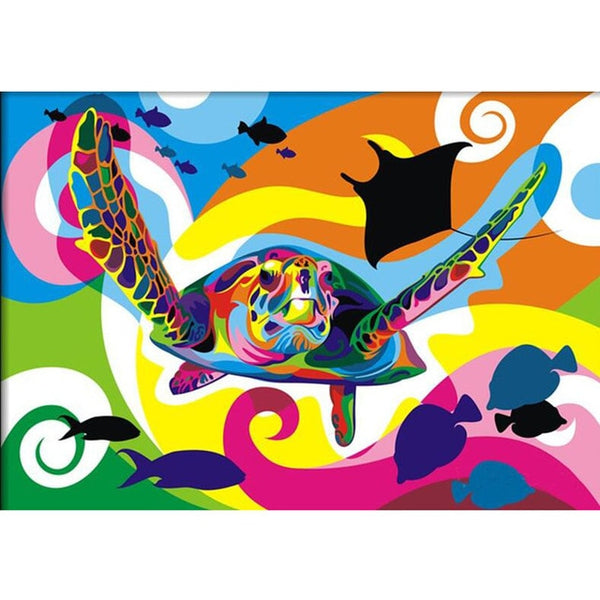 "Colorful Animals" 3D Embroidery Cross Stitch -Diamond Painting Kits, Diamond Paintings Store