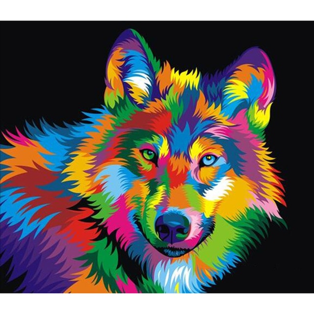 Colorful Animals Diamond Art Kit, Full Square– Diamond Paintings Store