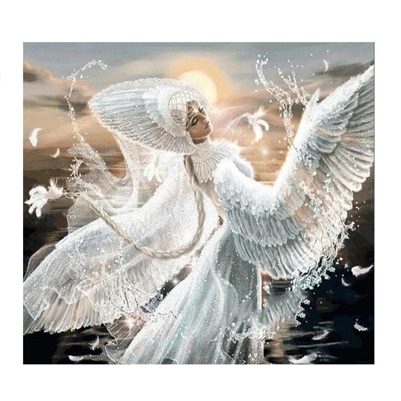 5d White Angel Crystal Diamond Painting, Full Square - Gorgeous!– Diamond  Paintings Store