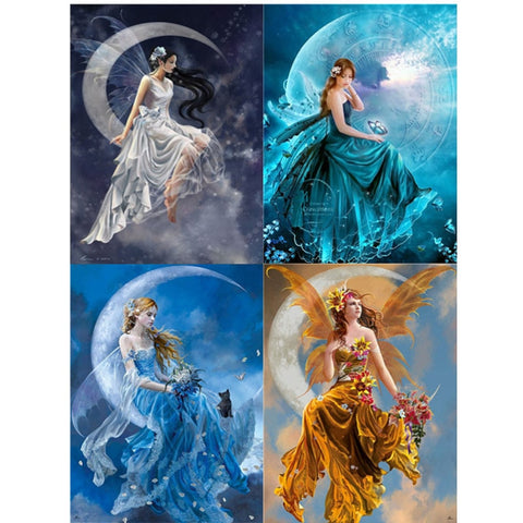 New Fairy Angels - 5D Diamond painting cross stitch -Diamond Painting Kits, Diamond Paintings Store