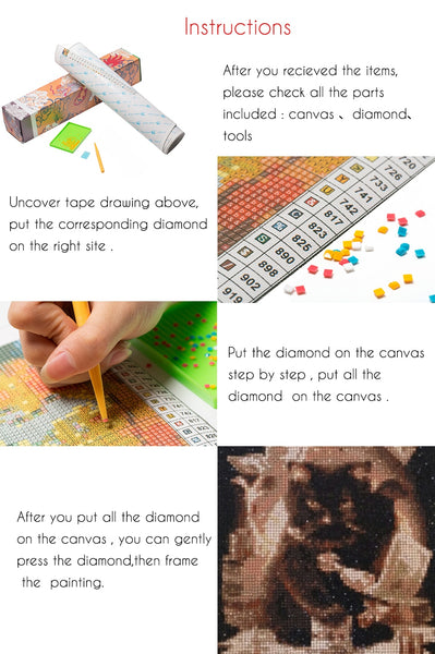 Mixed Animal Prints, 5D Diamond Painting Kits - 22 Designs to Choose -Diamond Painting Kits, Diamond Paintings Store