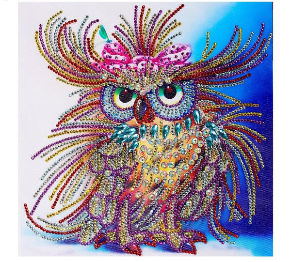 Diamond Painting Owl Handcraft Needlework -Diamond Painting Kits, Diamond Paintings Store