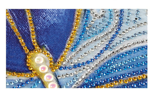 "Blue Butterfly" 5D Diamond Painting -Diamond Painting Kits, Diamond Paintings Store