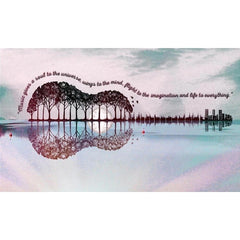 Diamond Mosaic Guitar Reflection - 2019 DIY Diamond Painting