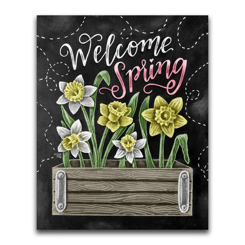 Creative Garden Box Black Board Message | Chalkboard Diamond Painting Kit | Full Square/Round Drill 5D Diamonds | Colorful Chalk Messages -Diamond Painting Kits, Diamond Paintings Store