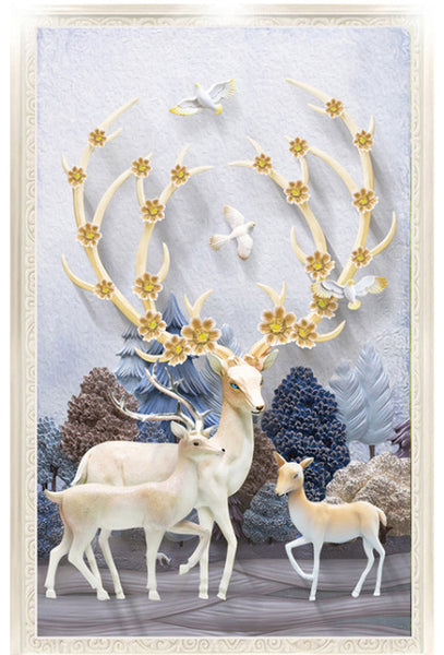 Majestic Deer Diamond Painting Kit, 15 Patterns to Choose, On Sale -Diamond Painting Kits, Diamond Paintings Store