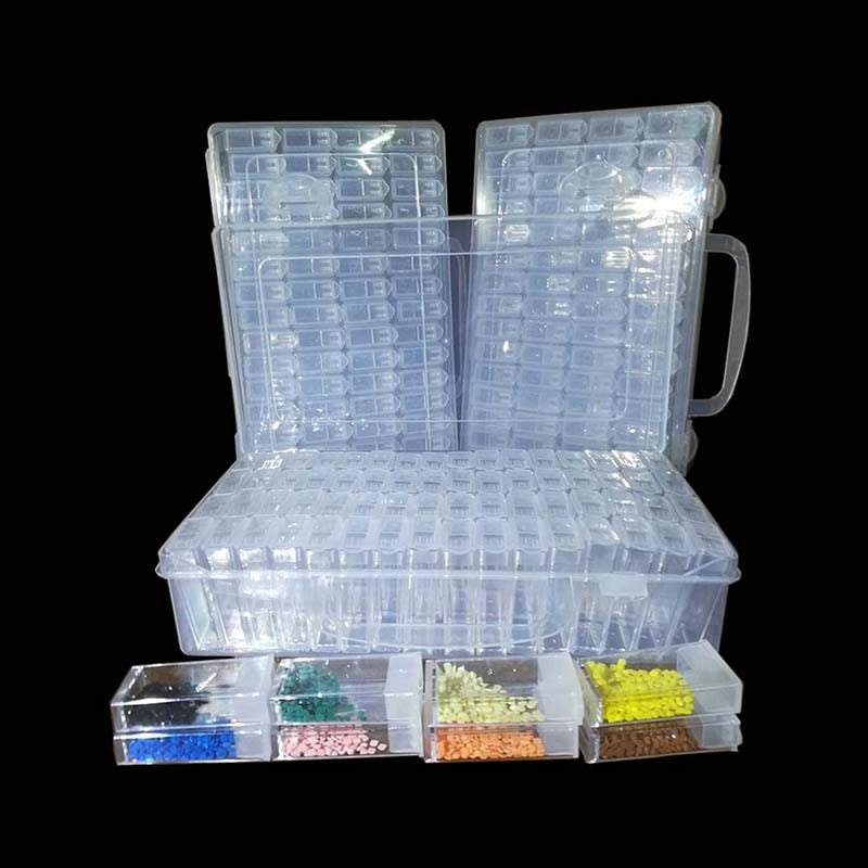 64 Compartment Storage Box  Diamond Painting Storage Accessory
