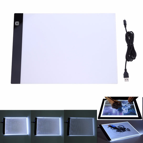Diamond Painting LED Light Pad - Ultra thin 23.5x33.5 - A4 LED, USB Plug -On Sale -Diamond Painting Kits, Diamond Paintings Store