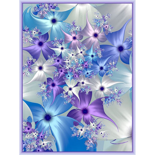 Full Square or Round Drill Diamond Painting - Cosmic Flowers On Sale -Diamond Painting Kits, Diamond Paintings Store