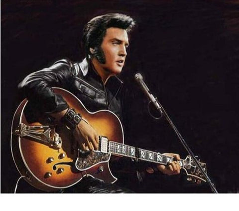 Elvis Presley Acoustic, 5d DIY Diamond Painting | Full Square Rhinestone Embroidery Diamond Art -Diamond Painting Kits, Diamond Paintings Store