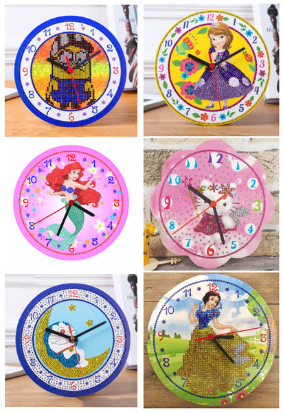 NEW - 2019 Disney Wall Clock, 5D Diamond Painting Kits  - On Sale -Diamond Painting Kits, Diamond Paintings Store