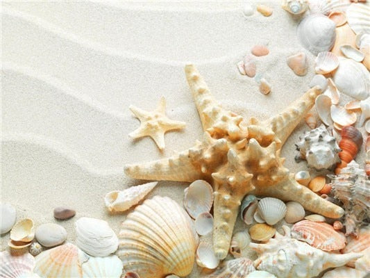 Starfish on the Beach, 5D Diamond Painting Kits - 20 Designs to Choose- On Sale -Diamond Painting Kits, Diamond Paintings Store