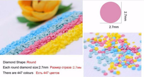 5D Love Beach Diamond Painting Kit, Full Square or Round Drill - On Sale -Diamond Painting Kits, Diamond Paintings Store