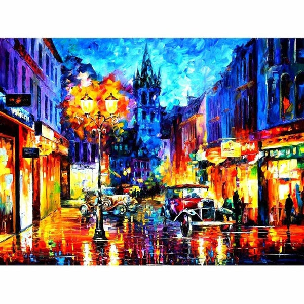 City Nights Crystal Diamond Painting, full drill square -Diamond Painting Kits, Diamond Paintings Store