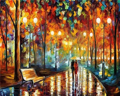 City Nights Crystal Diamond Painting, full drill square -Diamond Painting Kits, Diamond Paintings Store