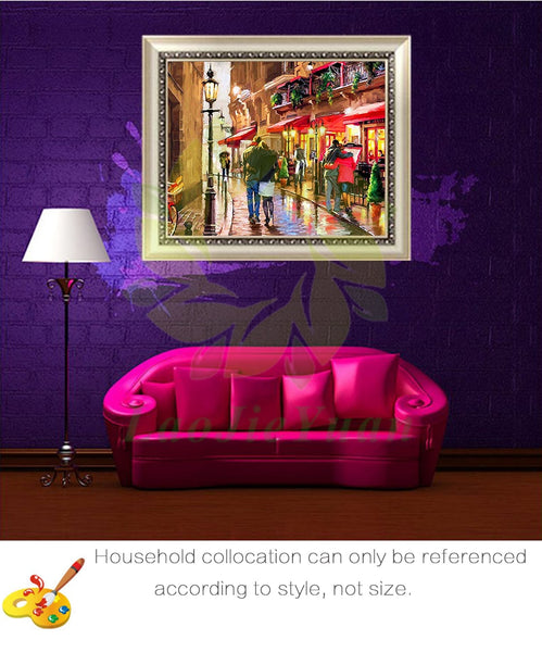 City Nights Crystal Diamond Painting, full drill square -Diamond Painting Kits, Diamond Paintings Store