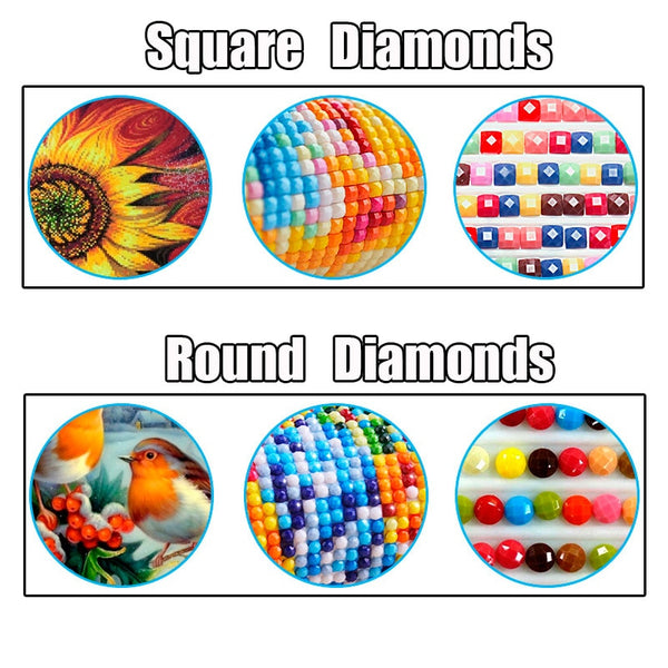 Chicago Skyline Rhinestone Cross Stitch | Scenic Diamond Painting Kit | Full Round/Square Drill Diamonds -Diamond Painting Kits, Diamond Paintings Store